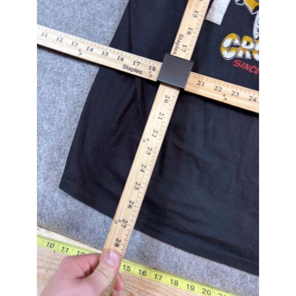 VINTAGE 80s Chuck A Burger Cruisin Shirt Mens Medium Black Single Stitch Tee - Picture 3 of 6